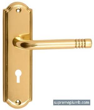 Madrid Lever Lock Polished Brass 